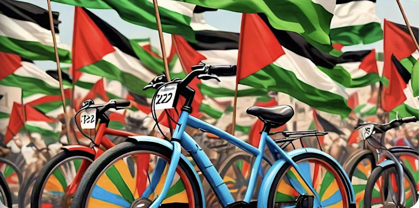Bike Ride for Gaza